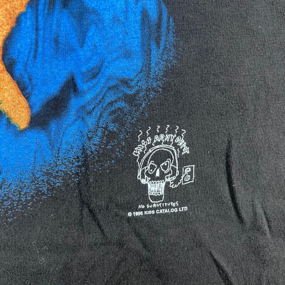 Vintage 1996 KISS Alive Worldwide Tour T-Shirt Pittsburgh Civic Arena Black XL - Picture 3 of 6